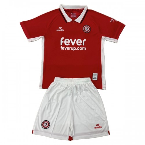 Fotballtrøye Bristol City Hjemmedrakt 2025-26 Kortermet - Barn(+ Shorts) Fotballtrøye Bristol City Hjemmedrakt 2025-26 Kortermet - Barn(+ Shorts)